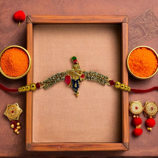Divine Flute Krishna Rakhi