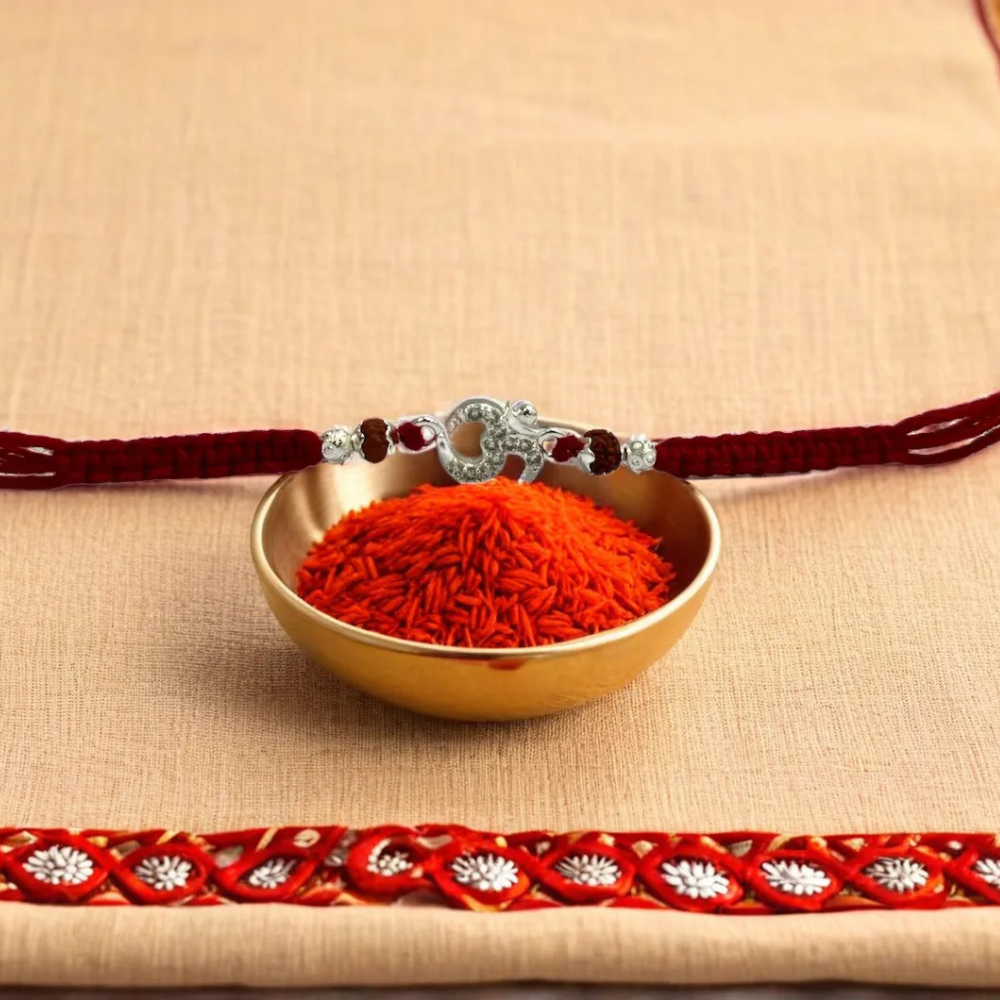 Shining Om Protection Rakhi