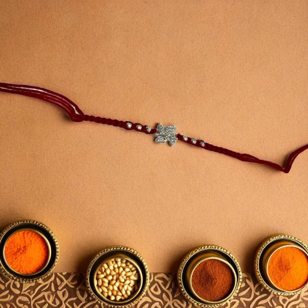Auspicious Swastik Rakhi