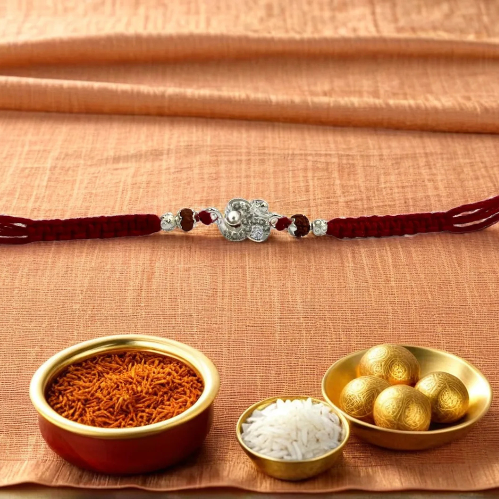 Shining Om Protection Rakhi