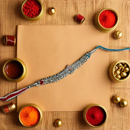 Elegant Stone Rakhi