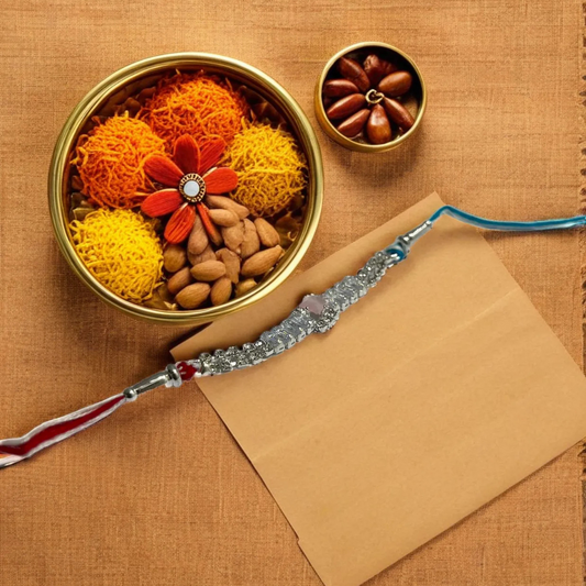Elegant Stone Rakhi